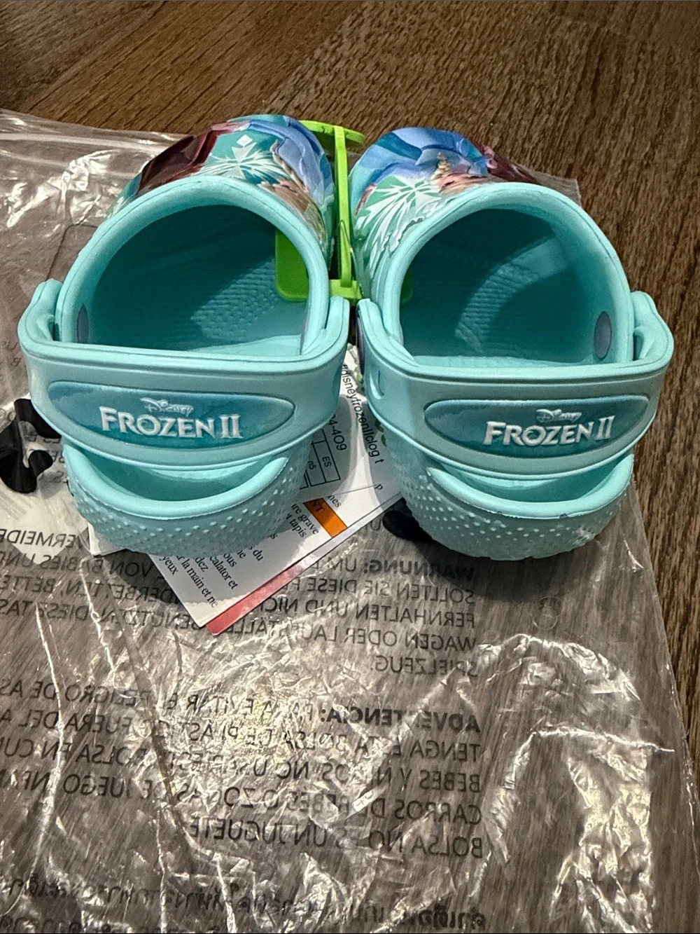 Frozen II Disney Crocs size 5c NWT Anna and Elsa
